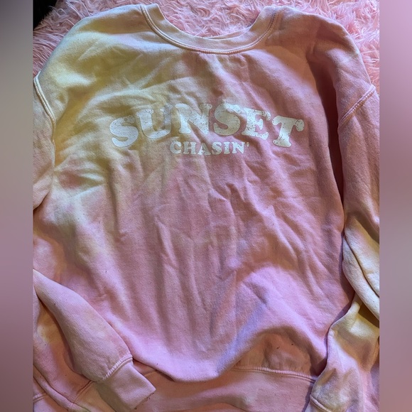 Tops - Medium Sunset Chasin Tie Dye Crewneck